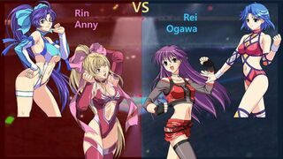 Wrestle Angels Survivor 2 リン, アニー vs レイ, 小川 二先勝 Rin, Bunny vs Rei, Ogawa 2 wins out of 3 games