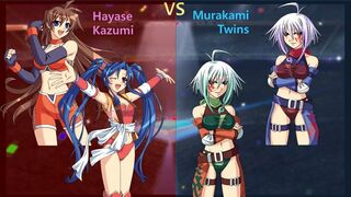 Wrestle Angels Survivor 2 早瀬,和美 vs 村上ツインズ 二先勝 Hayase,Kazumi vs Murakami Twins 2 wins out of 3 games