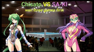 リクエスト 桜井 千里 vs SA-KI 三先勝 Chisato Sakurai vs SA-KI won three games first