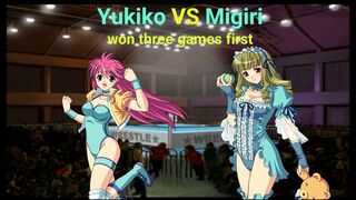 リクエスト マイティ祐希子 vs 大空 みぎり 三先勝 Mighty Yukiko vs Migiri Oozora won three games first